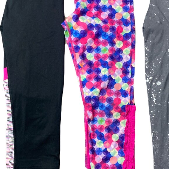 Champion Lot Of 3 Capri/Full Length Leggings Girl's 10-12 - Picture 2 of 2